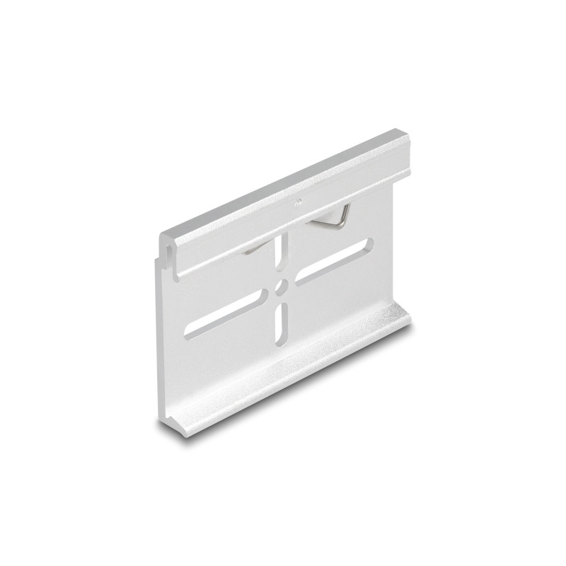 Delock Aluminium Montageclip für Hutschiene 70,0 x 47,8 mm silber