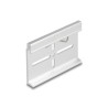 Delock Aluminium Montageclip für Hutschiene 70,0 x 47,8 mm silber