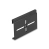 Delock Aluminium Montageclip für Hutschiene 70,0 x 47,8 mm schwarz