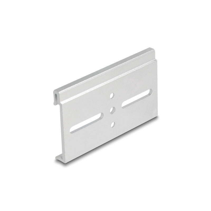 Delock Aluminium Montageclip für Hutschiene 80,0 x 47,8 mm silber