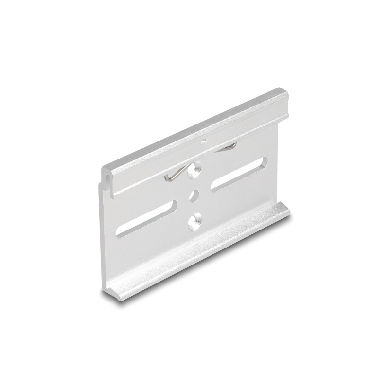 Delock Aluminium Montageclip für Hutschiene 80,0 x 47,8 mm silber