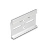 Delock Aluminium Montageclip für Hutschiene 80,0 x 47,8 mm silber