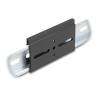 Delock Aluminium Montageclip für Hutschiene 80,0 x 47,8 mm schwarz