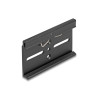 Delock Aluminium Montageclip für Hutschiene 80,0 x 47,8 mm schwarz