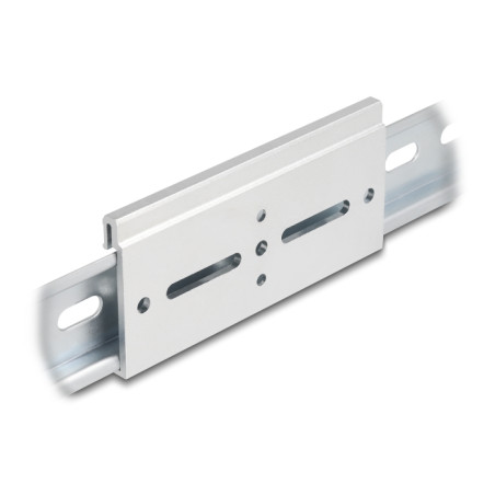 Delock Aluminium Montageclip für Hutschiene 100,0 x 47,8 mm silber