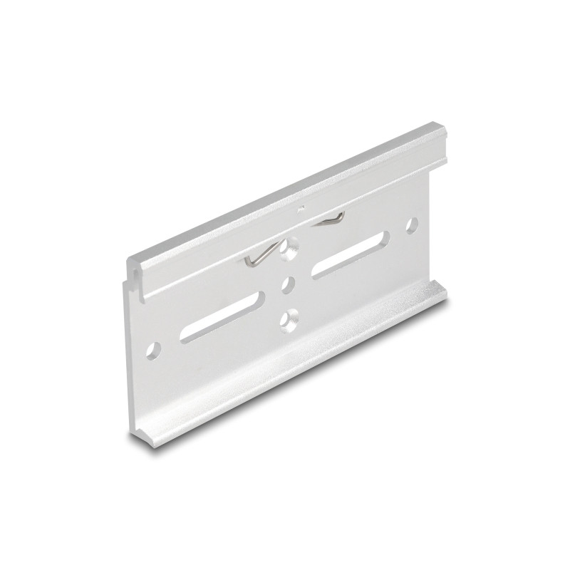 Delock Aluminium Montageclip für Hutschiene 100,0 x 47,8 mm silber