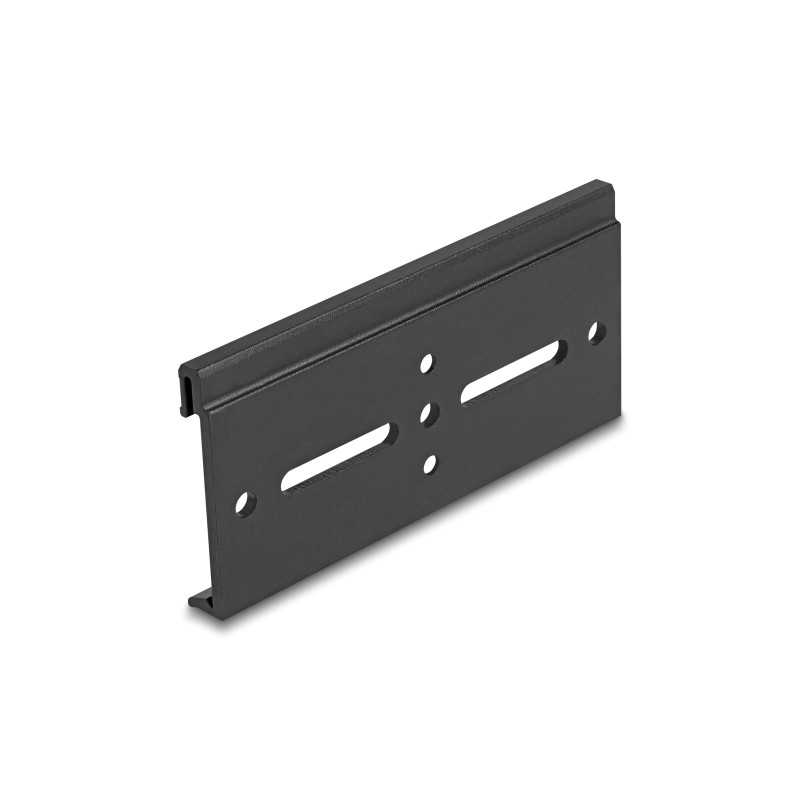 Delock Aluminium Montageclip für Hutschiene 100,0 x 47,8 mm schwarz