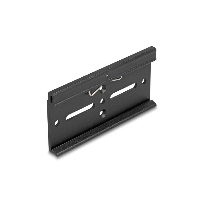 Delock Aluminium Montageclip für Hutschiene 100,0 x 47,8 mm schwarz