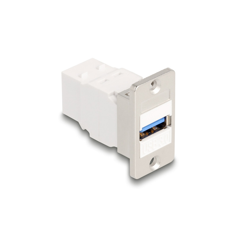 Delock Panel Mount USB 5 Gbps Typ-A Buchse zu USB Typ-B Buchse konisch