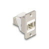 Delock Panel Mount LWL SC Simplex Buchse zu Buchse konisch