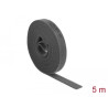 Delock Klettband auf Rolle L 5 m x B 15 mm grau