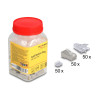 Delock RJ45 Modularer Stecker Cat.6A mit Knickschutztülle transparent 50er Set