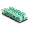 Delock USB Typ-E Key A Buchse zu Terminalblock Adapter 20 Pin