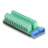Delock USB Pfostenstecker zu Terminalblock Adapter 20 Pin