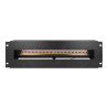 Delock 19″ Schutzschalterleiste mit Abdeckung und Hutschiene 3 HE Metall schwarz