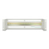 Delock 19″ Schutzschalterleiste mit Abdeckung und Hutschiene inklusive 2 x Kabelzugentlastungsschiene 3 HE Metall grau