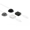 Delock Kabelhalter und Kabelclip Set 4 Stück