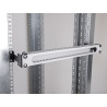 Delock Server Rack Tiefenerweiterung Adapter Montagekit zur Verlängerung der Montagetiefe bis 10 cm 1 HE schwarz