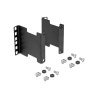 Delock Server Rack Tiefenerweiterung Adapter Montagekit zur Verlängerung der Montagetiefe bis 10 cm 2 HE schwarz