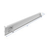 Delock 19″ 1 HE Blindpanel ABS Kunststoff mit Einrastfunktion (Snap-In) grau