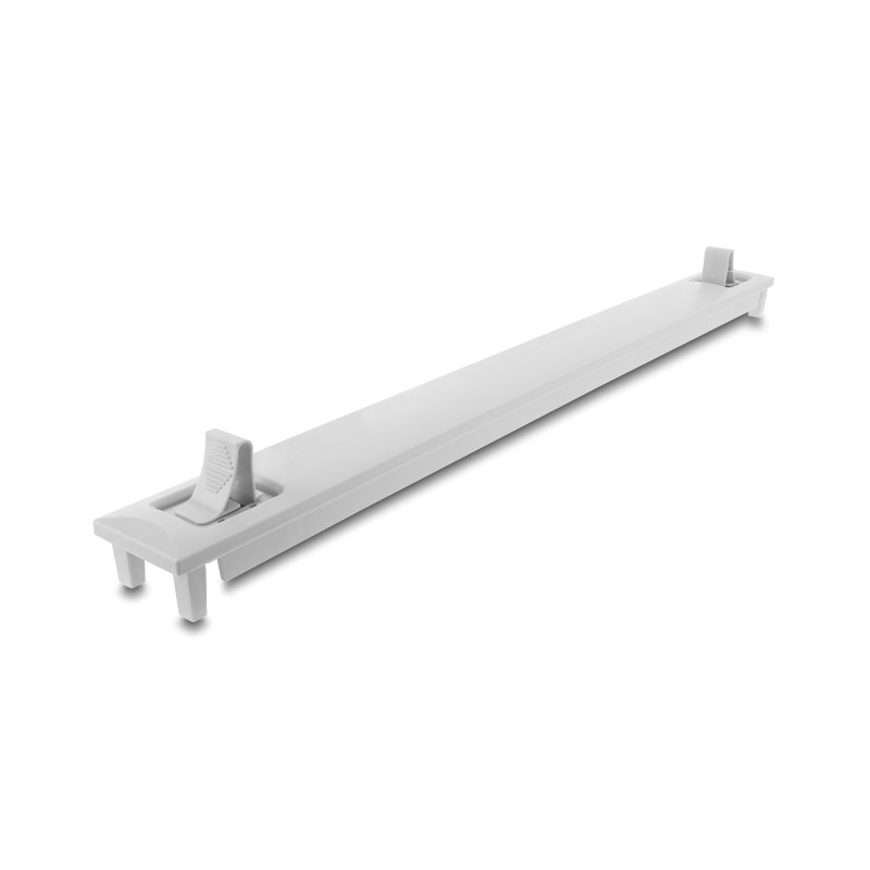 Delock 19″ 1 HE Blindpanel ABS Kunststoff mit Einrastfunktion (Snap-In) grau