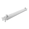 Delock 19″ 1 HE Blindpanel ABS Kunststoff mit Einrastfunktion (Snap-In) grau