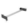 Delock 19″ Hutschienenpanel zum Einbau horizontal oder vertikal 1HE Metall schwarz