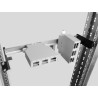 Delock 19″ Hutschienenpanel zum Einbau horizontal oder vertikal 1HE Metall schwarz