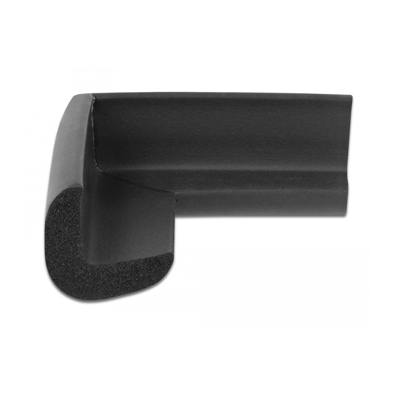 Delock Schaumstoff Kantenschutz selbstklebend 56 x 56 x 22 mm schwarz
