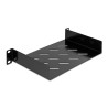 Delock 10″ 1 HE Fachboden mit Lüftungsschlitzen bis 150 mm Tiefe max. 25 kg Tragkraft