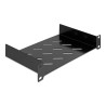 Delock 10″ 1 HE Fachboden mit Lüftungsschlitzen bis 150 mm Tiefe max. 25 kg Tragkraft