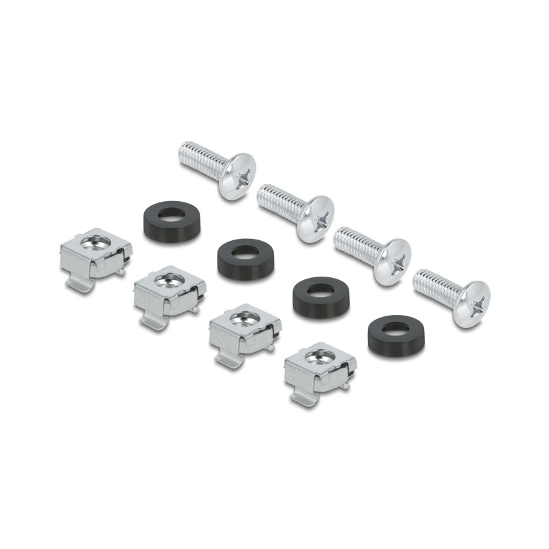 Delock 10″ Schutzschalterleiste mit Abdeckung und Hutschiene 3 HE Metall grau