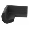 Delock Schaumstoff Kantenschutz selbstklebend 70 x 67 x 35 mm schwarz