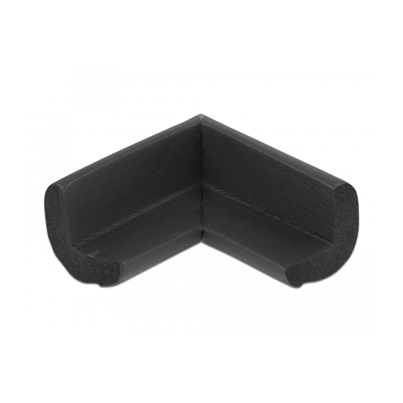 Delock Schaumstoff Kantenschutz selbstklebend 70 x 67 x 35 mm schwarz