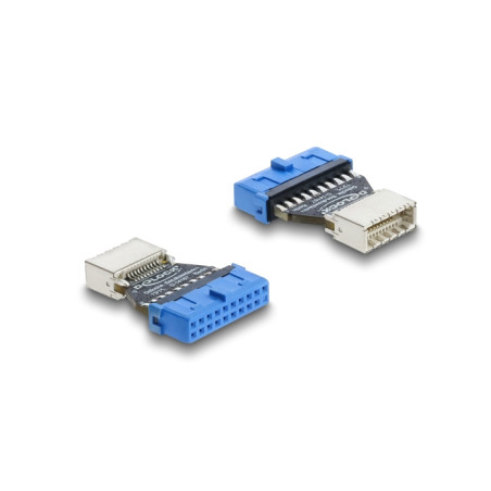 Delock Adapter USB 5 Gbps 20 Pin Pfostenbuchse zu USB 5 Gbps Typ-E Key B Buchse