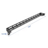 Delock 19″ 0,5 HE Panel L-Form 50 mm mit Kabelbinderbefestigung schwarz