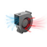 Delock Radiallüfter / Lüftergebläse 12 V DC 75 x 75 x 30 mm mit 3-Pin Lüfteranschluss, schwarz