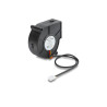 Delock Radiallüfter / Lüftergebläse 12 V DC 75 x 75 x 30 mm mit 3-Pin Lüfteranschluss, schwarz