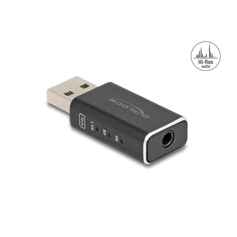 Delock USB Gaming DAC 24 Bit / 96 kHz High Res Audio
