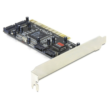 Delock PCI Karte - 4 x intern SATA mit RAID
