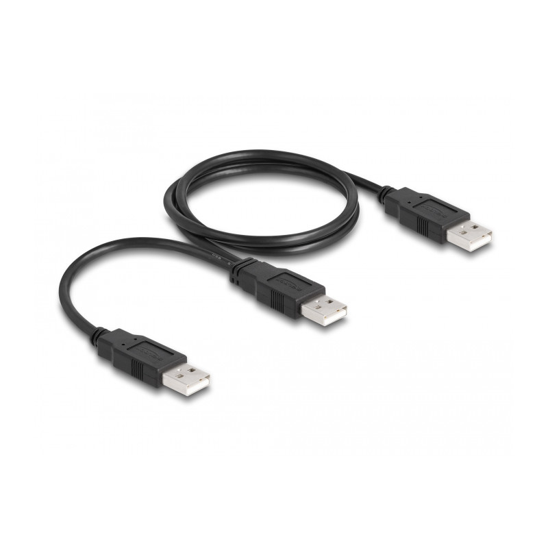 Delock USB 2.0 Kabel Typ-A zu 2 x Typ-A 70 cm