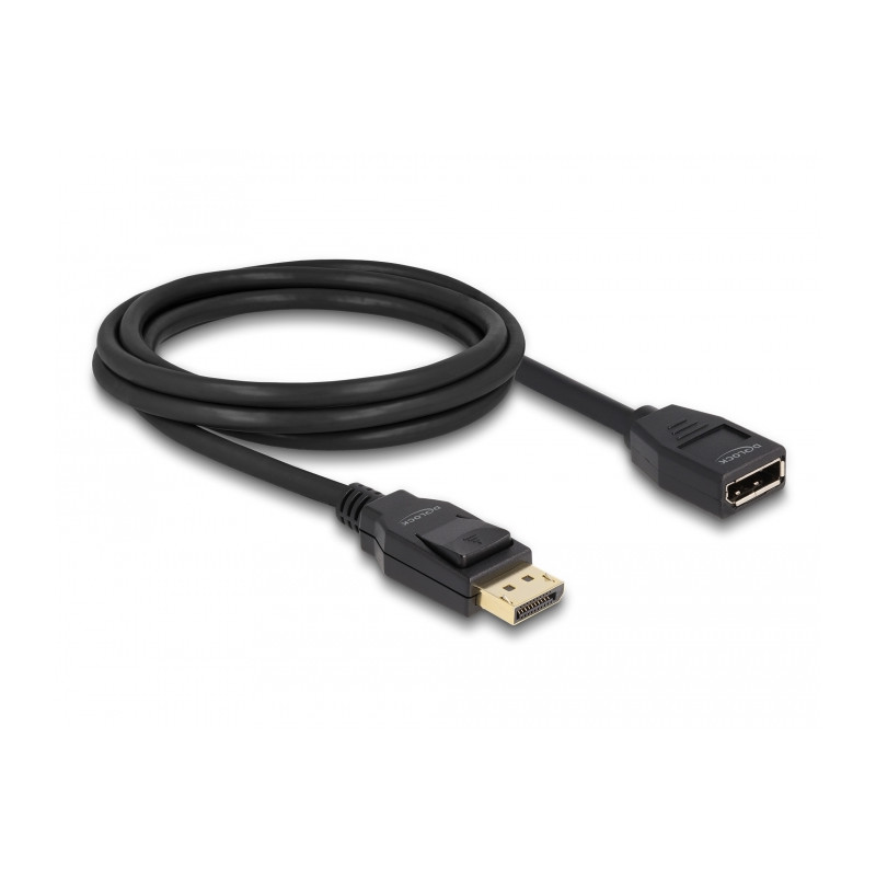 Delock DisplayPort 1.2 Verlängerungskabel 4K 60 Hz 2 m