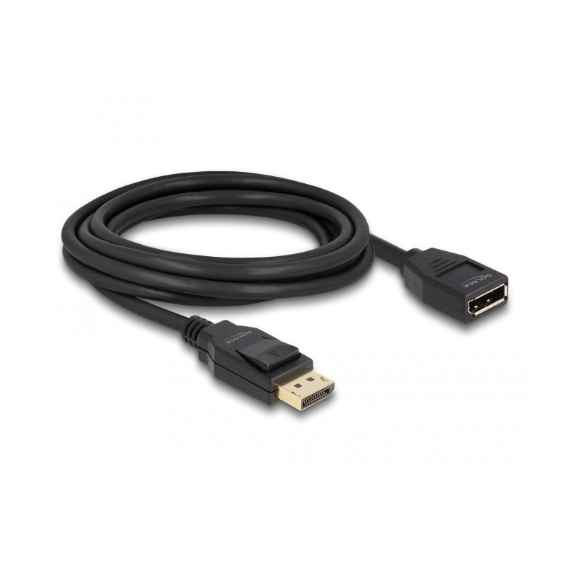 Delock DisplayPort 1.2 Verlängerungskabel 4K 60 Hz 3 m