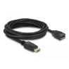 Delock DisplayPort 1.2 Verlängerungskabel 4K 60 Hz 5 m