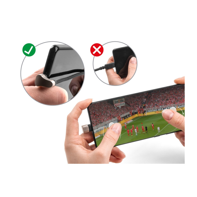 Delock Daten- und Ladekabel USB Type-C™ zu Lightning™ für iPhone™ und iPad™ 180° gewinkelt 1 m MFi