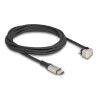 Delock Daten- und Ladekabel USB Type-C™ zu Lightning™ für iPhone™ und iPad™ 180° gewinkelt 2 m MFi