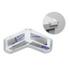 Delock Kantenschutz selbstklebend 40 x 40 x 13 mm transparent