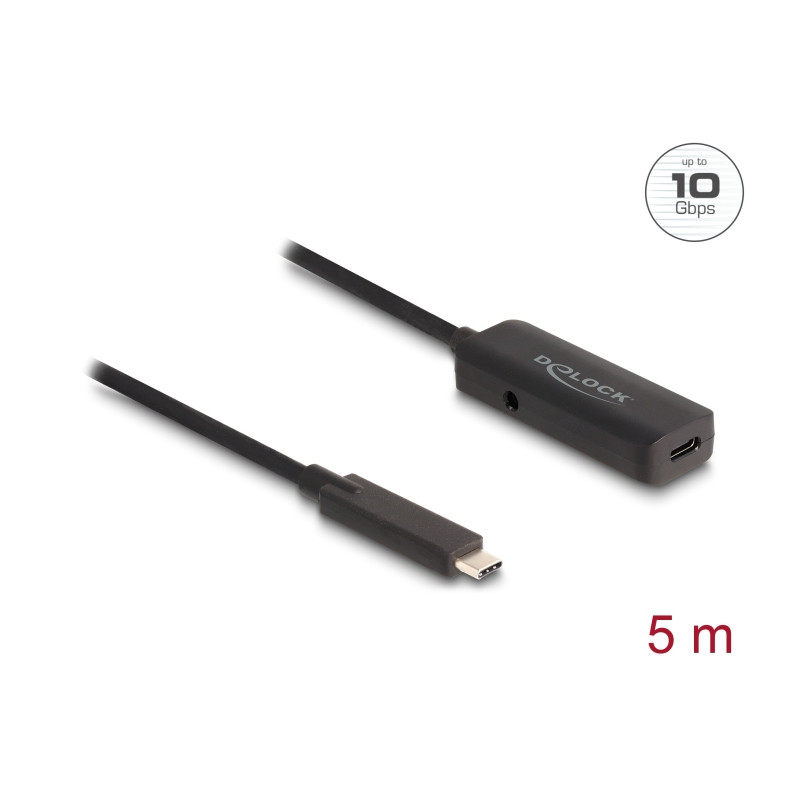 Delock Aktives USB 10 Gbps Verlängerungskabel USB Type-C™ 5 m