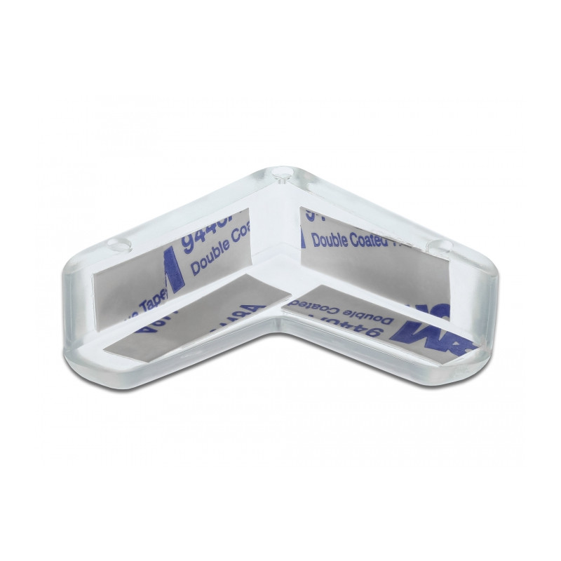 Delock Kantenschutz selbstklebend 40 x 40 x 13 mm transparent