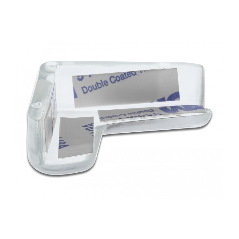 Delock Kantenschutz selbstklebend 40 x 40 x 13 mm transparent